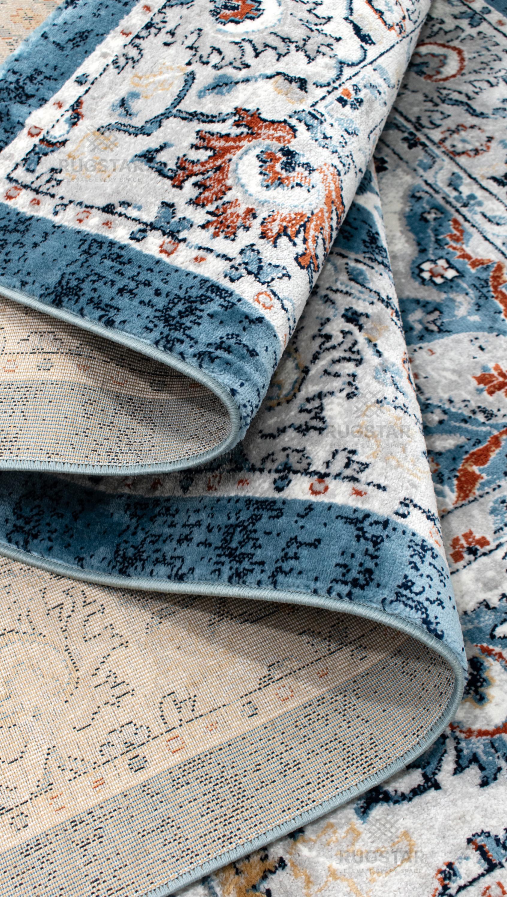 Topkapi Turkish Design Carpet – Premium Polyester Thick Pile – Power Loomed Elegance