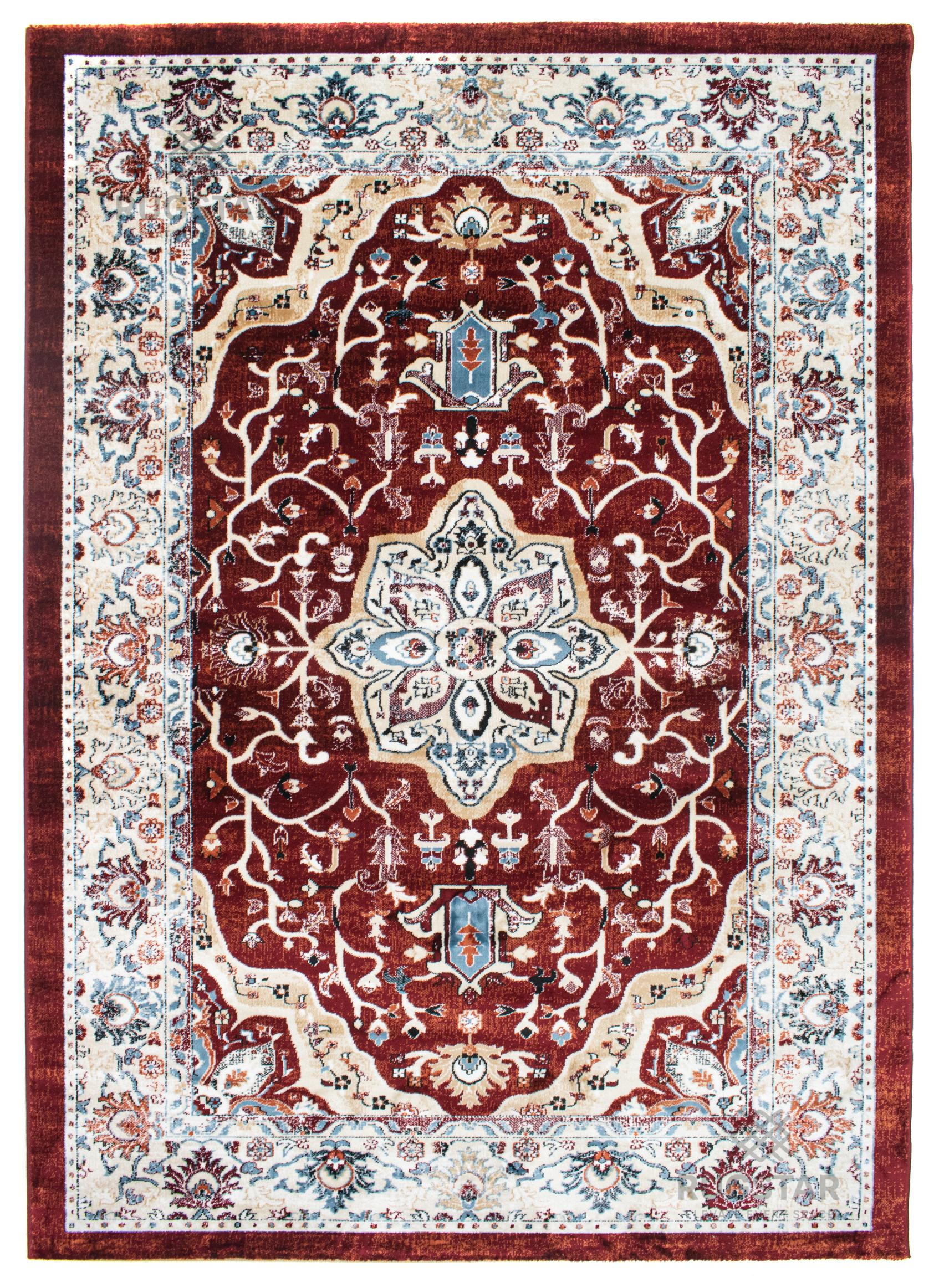 Topkapi Maroon Classic Turkish Carpet – Luxurious Power Loomed Design