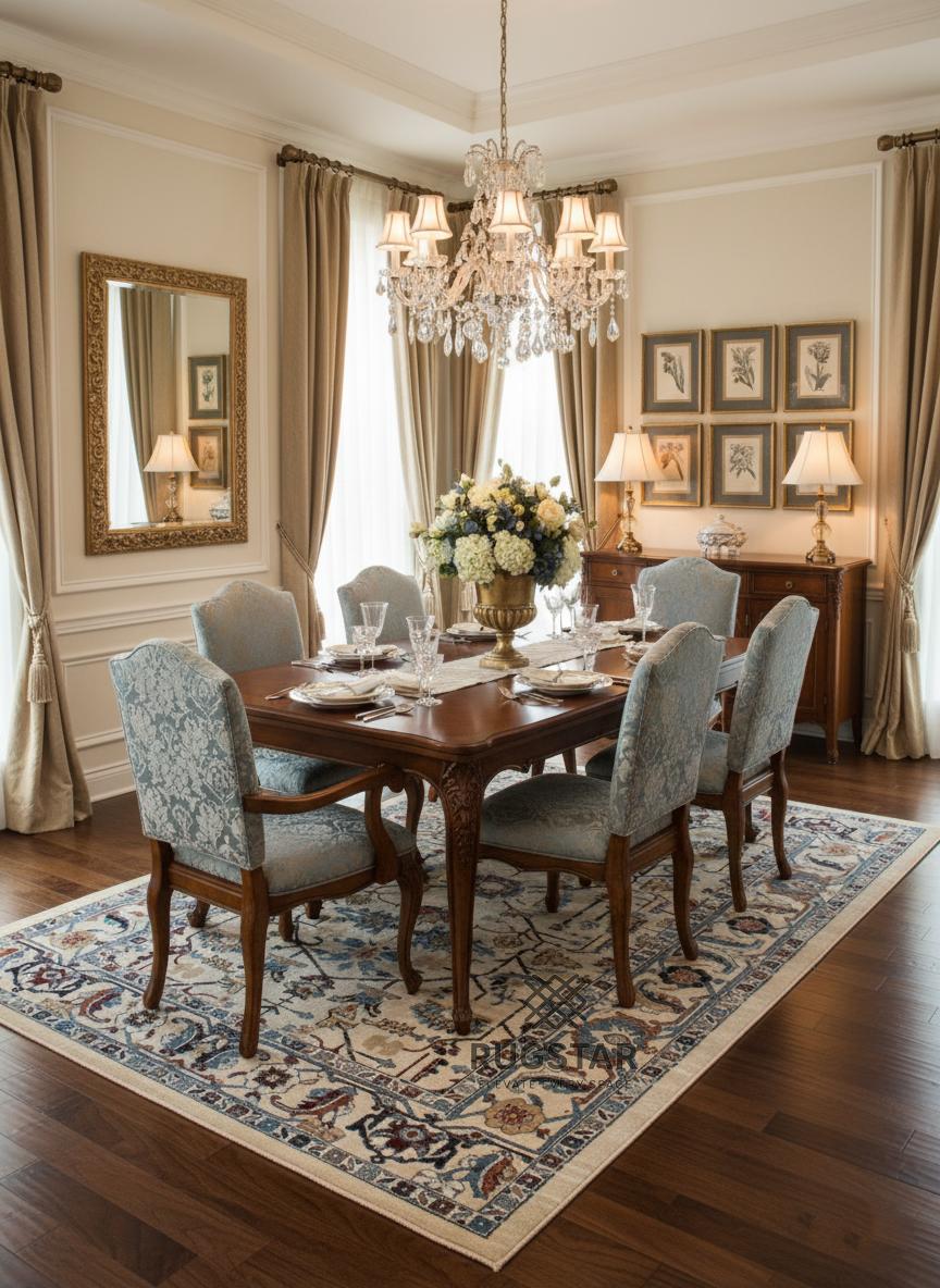 Topkapi Beige Floral Turkish Carpet – Intricate Botanical Motifs in Warm Tones