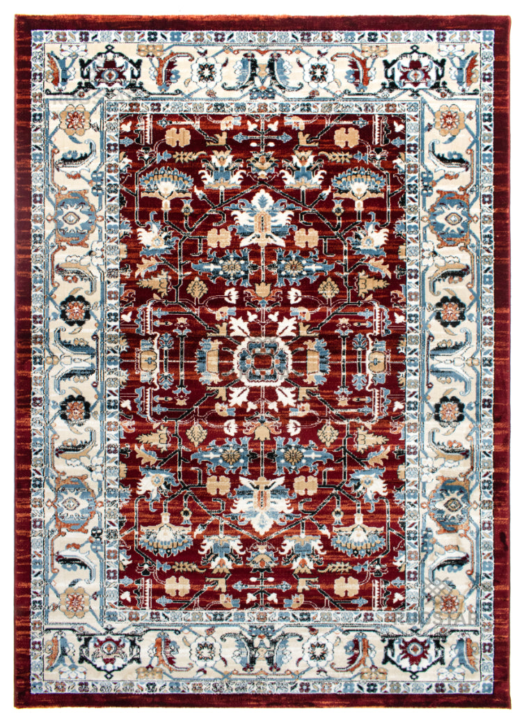 Topkapi Maroon Heritage Carpet – Luxurious Turkish Floral Design