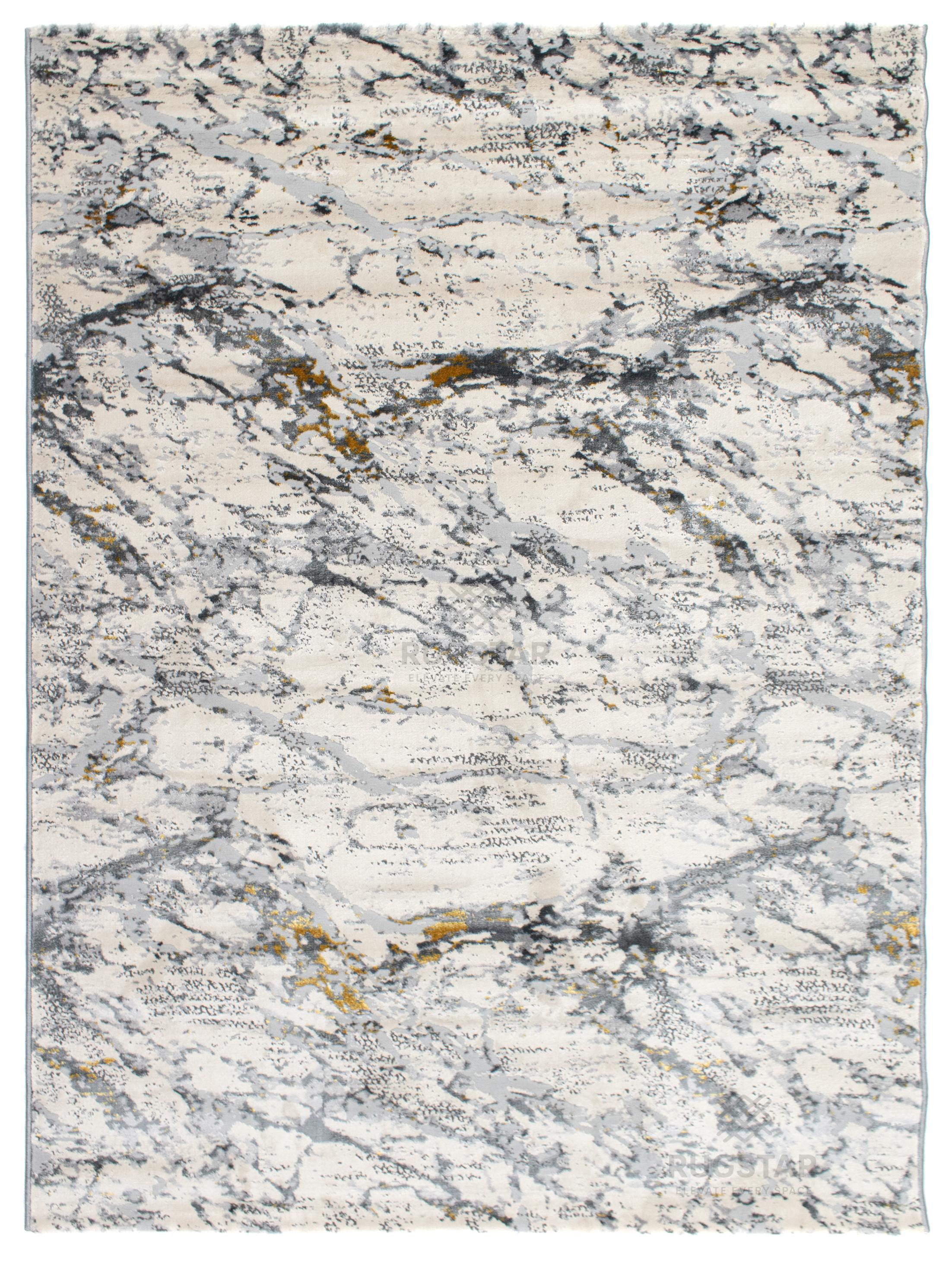 Metro Marble Flow Carpet - Ivory Grey Elegance