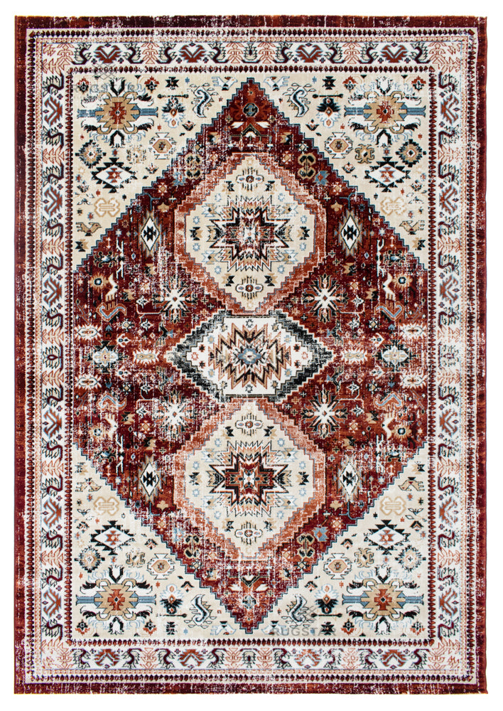 Topkapi Rust Medallion Carpet – Rich Heritage Motifs in Warm Tones